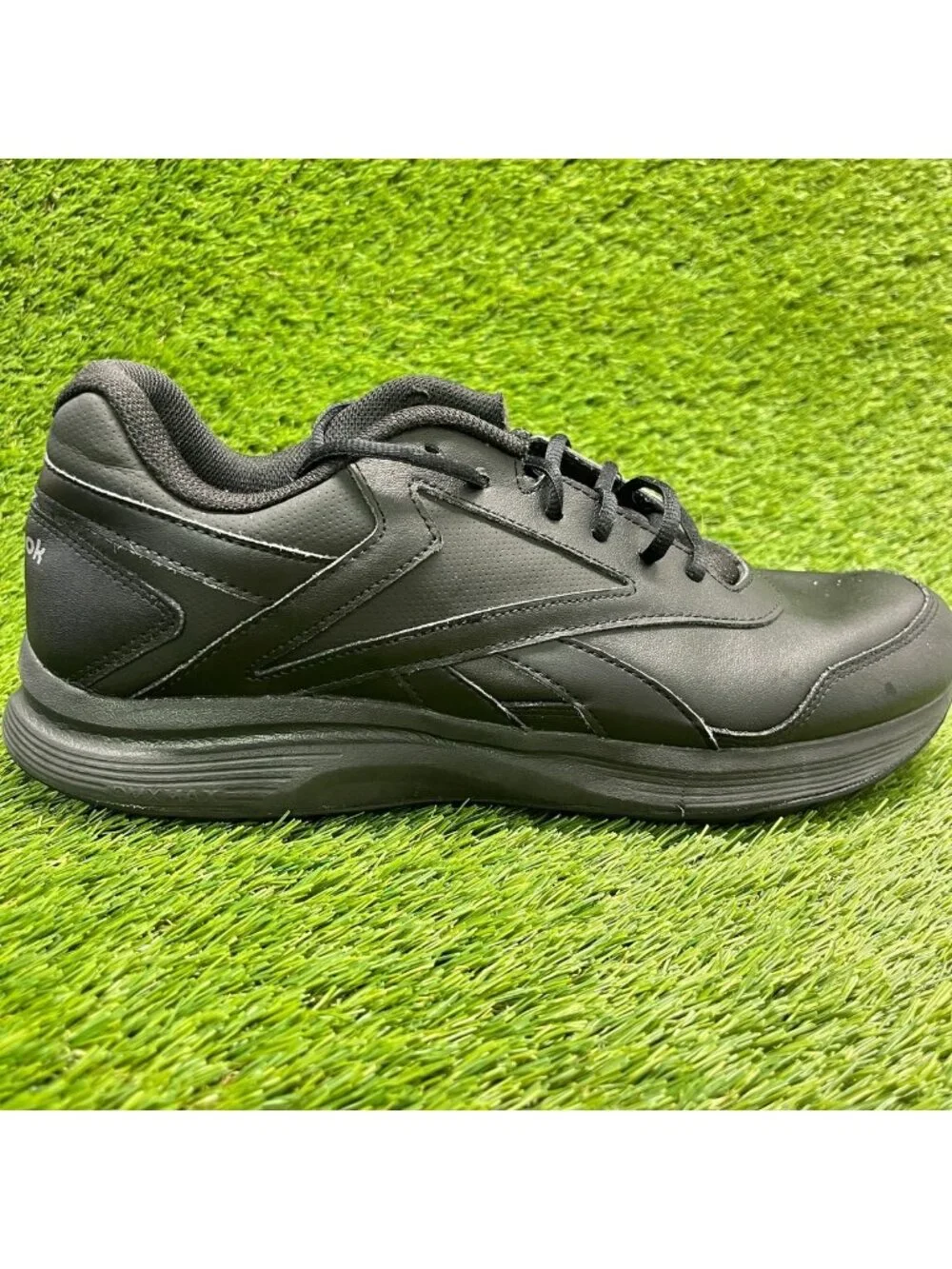 Reebok Walk Ultra 7 DMX Max Mens Size 13 Black Athletic Leather Shoes Sneakers